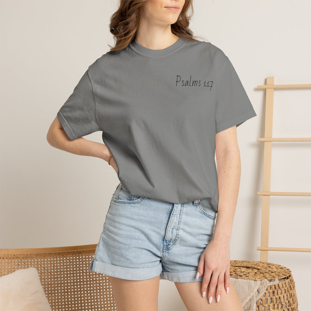 Psalms 117 Cross Graphic T-Shirt