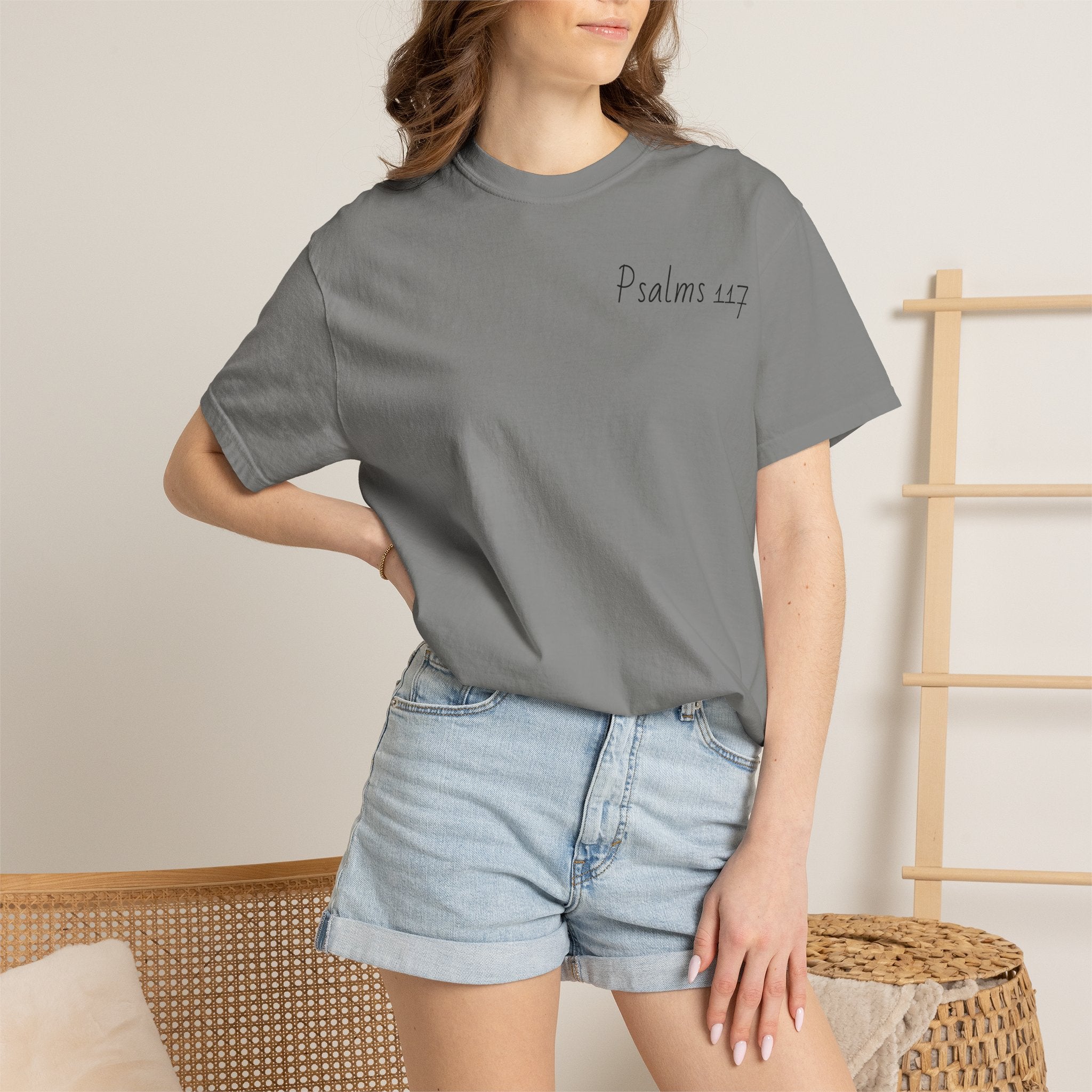 Psalms 117 Cross Graphic T-Shirt