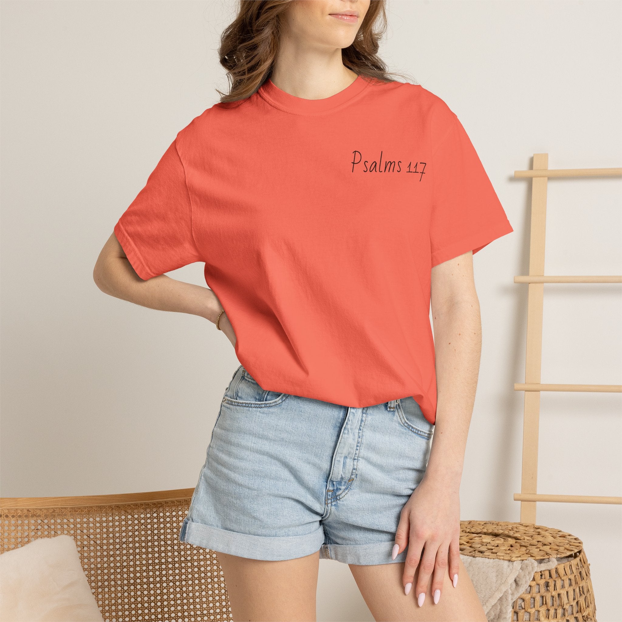 Psalms 117 Cross Graphic T-Shirt