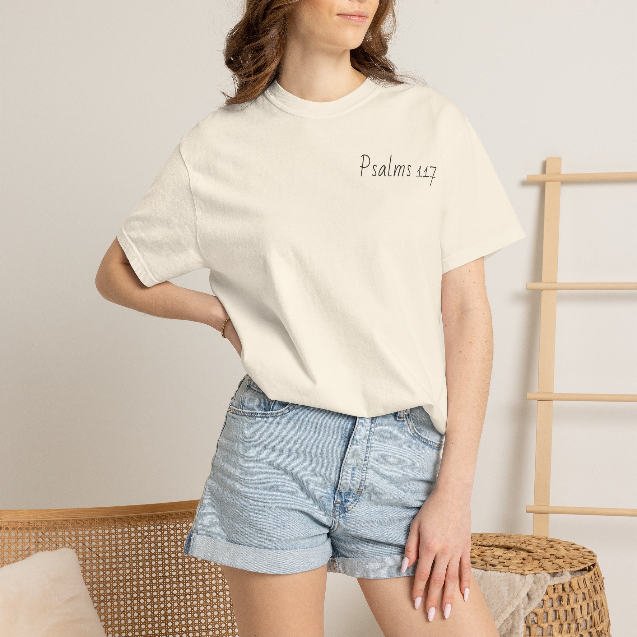 Psalms 117 Cross Graphic T-Shirt