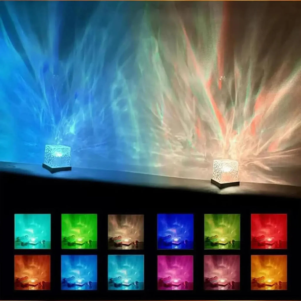 Ocean Wave Projector Light 16 Colors Night Light
