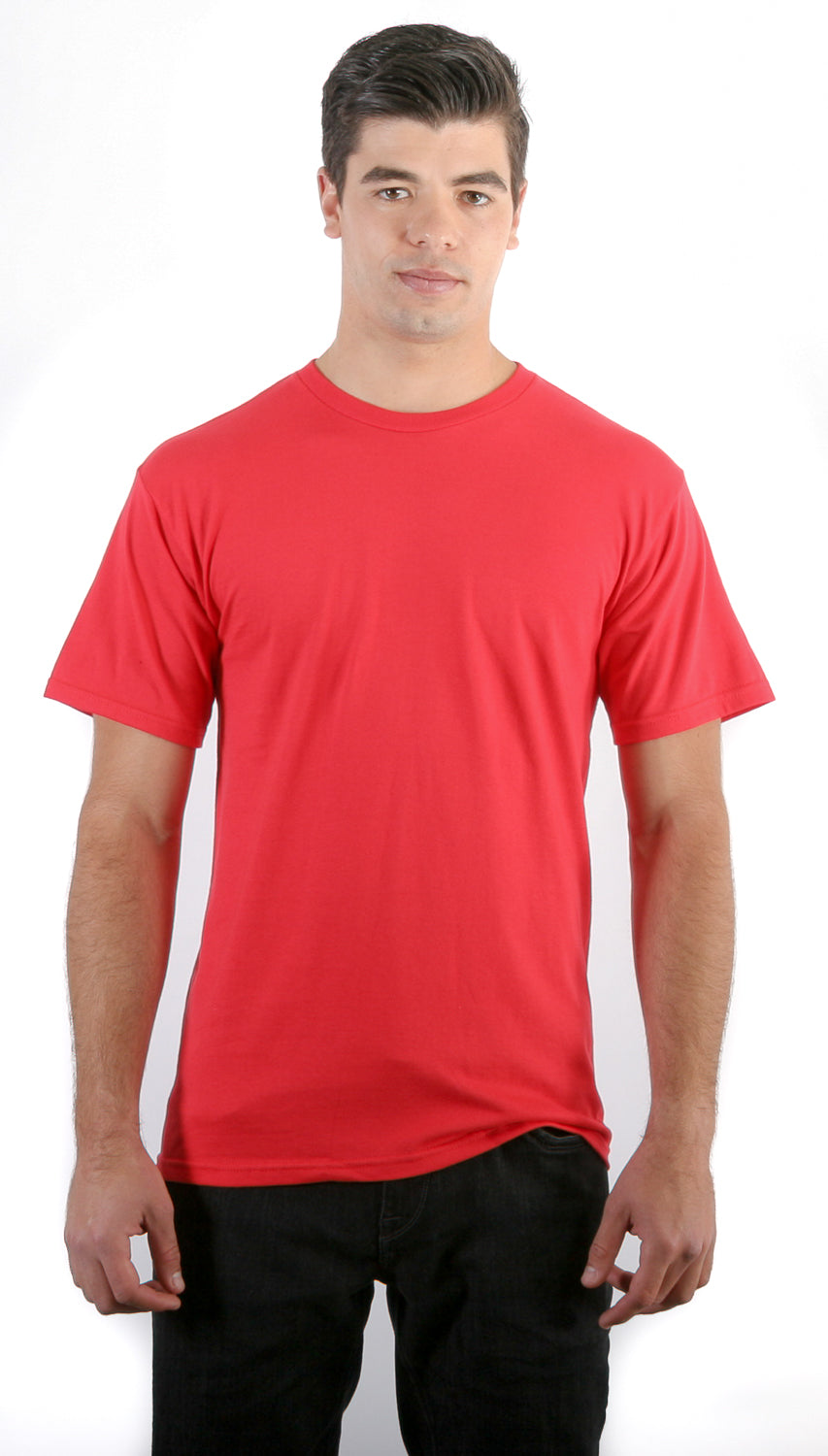Men's Retro Ring-Spun Crew Neck T-Shirt