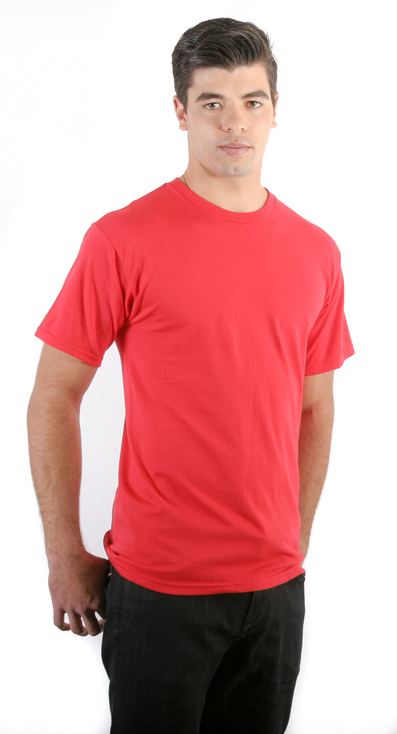 Men's Retro Ring-Spun Crew Neck T-Shirt