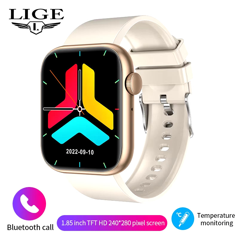 New Smart Watch 2025 Wireless Charging, Bluetooth Calls, Fitness Bracelet Custom Watch Face