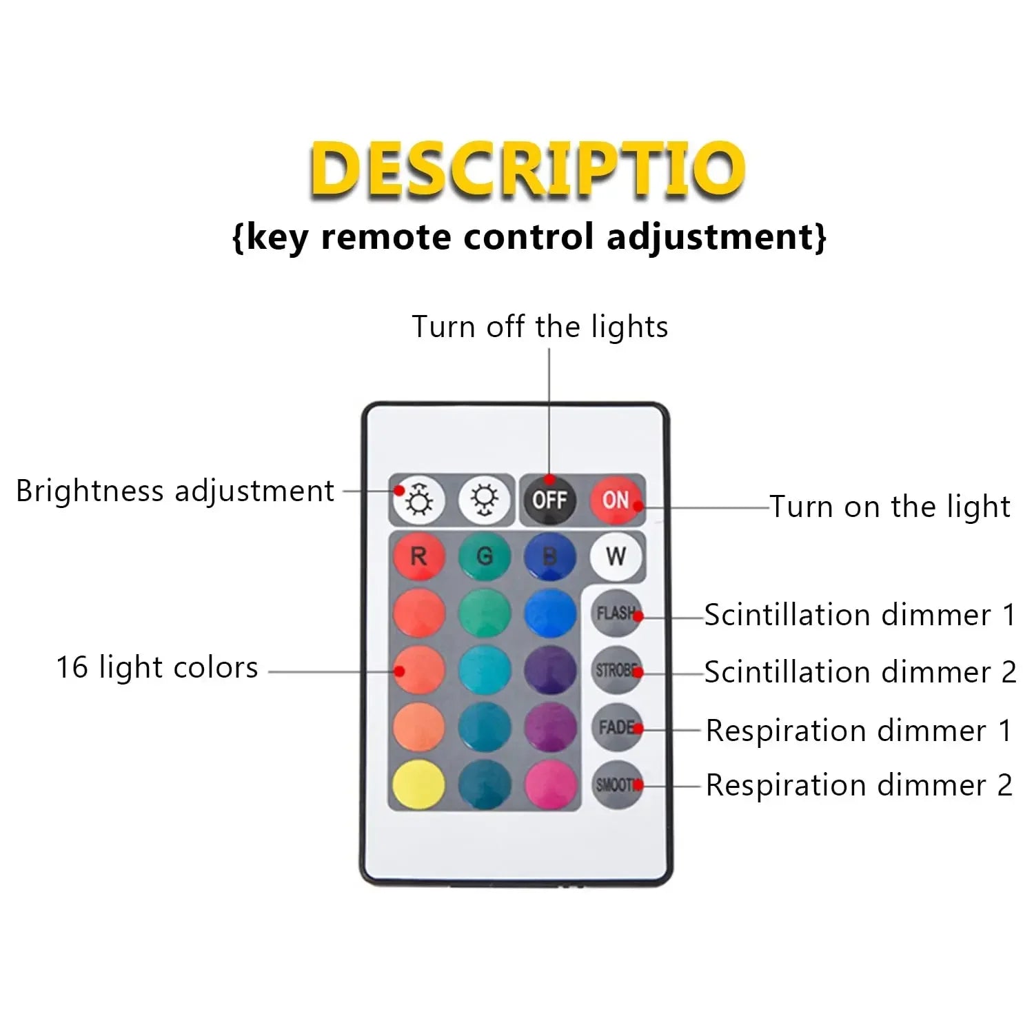 Ocean Wave Projector Light 16 Colors Night Light