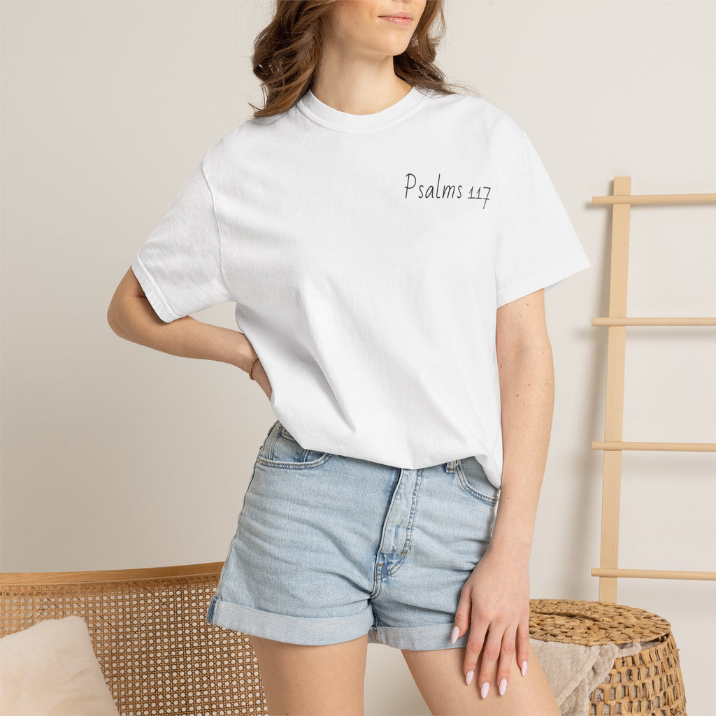 Psalms 117 Cross Graphic T-Shirt