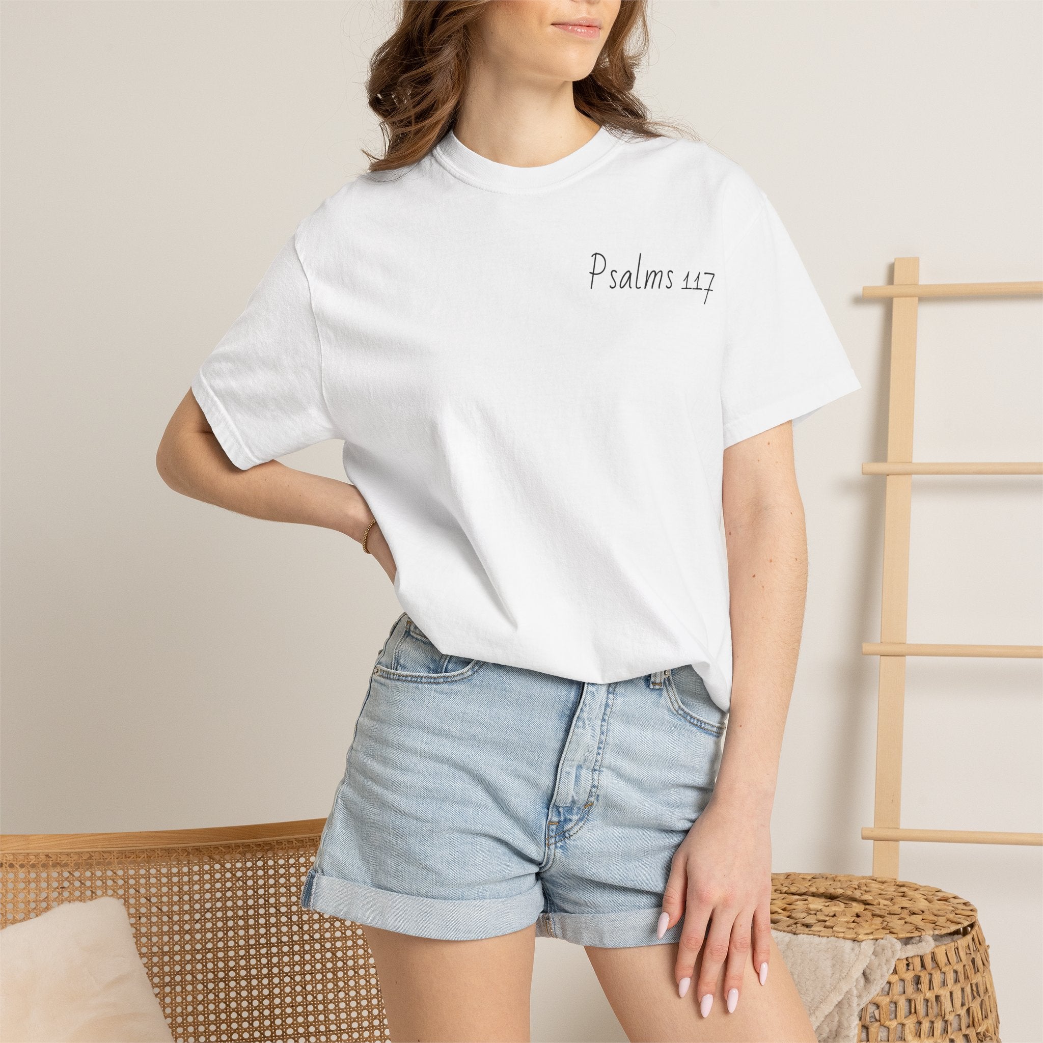 Psalms 117 Cross Graphic T-Shirt