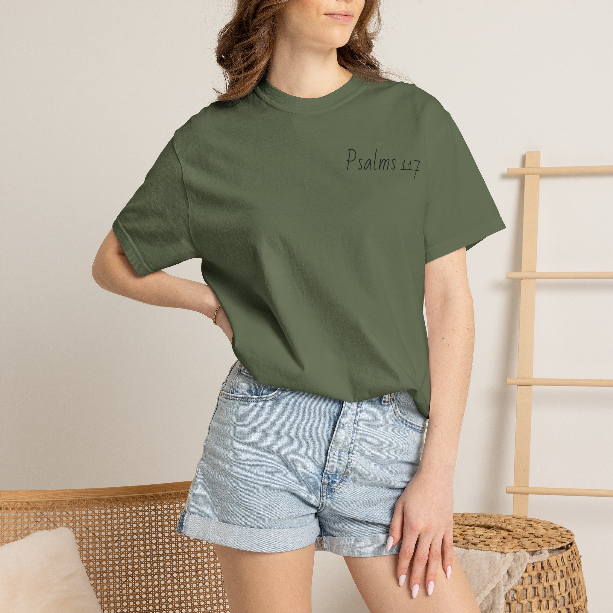 Psalms 117 Cross Graphic T-Shirt
