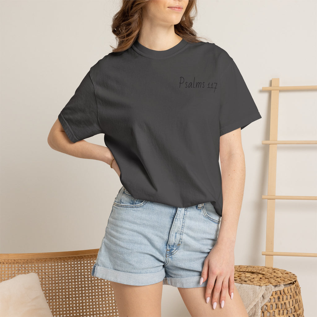 Psalms 117 Cross Graphic T-Shirt