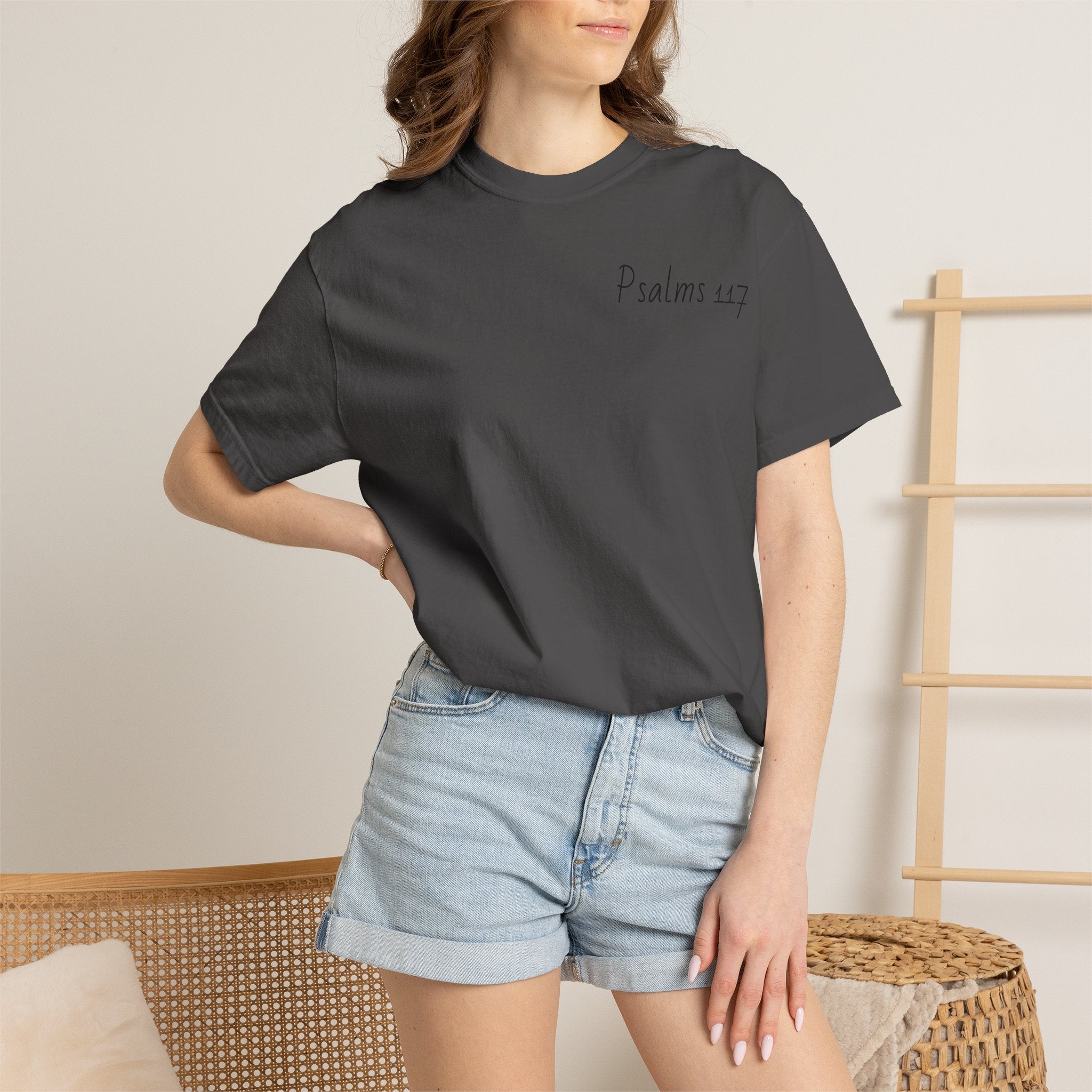 Psalms 117 Cross Graphic T-Shirt