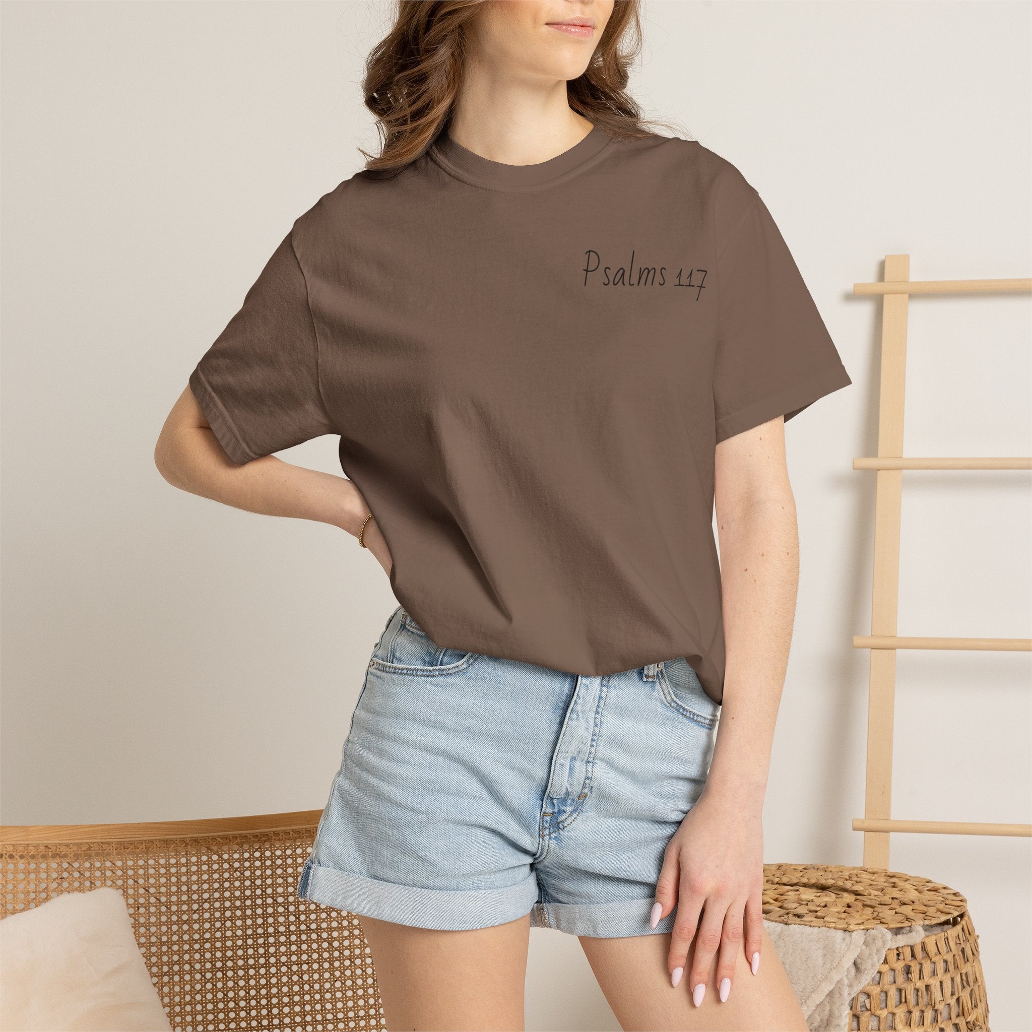 Psalms 117 Cross Graphic T-Shirt