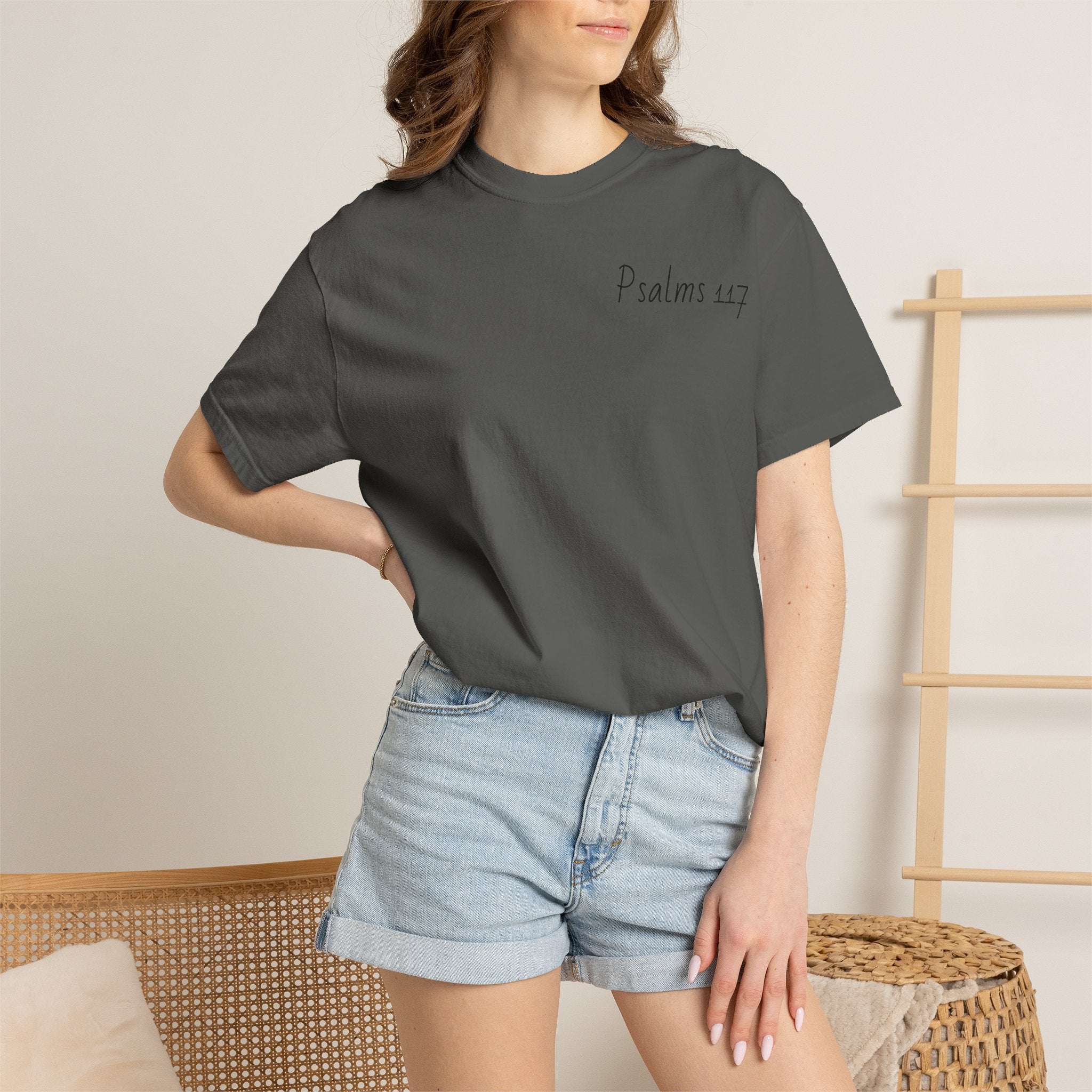 Psalms 117 Cross Graphic T-Shirt