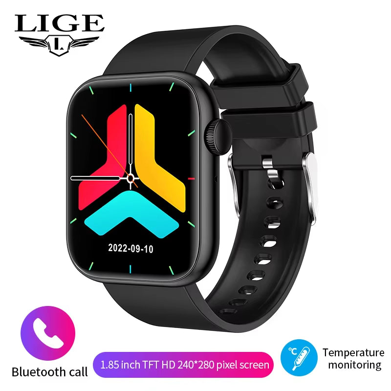 New Smart Watch 2025 Wireless Charging, Bluetooth Calls, Fitness Bracelet Custom Watch Face