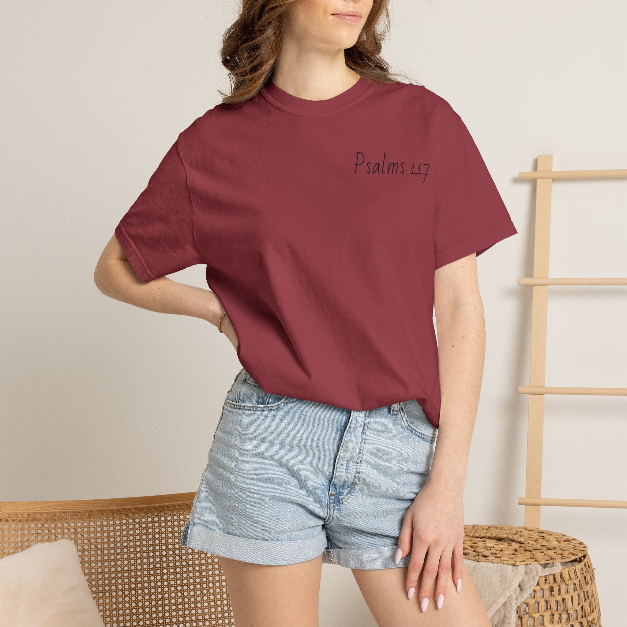 Psalms 117 Cross Graphic T-Shirt