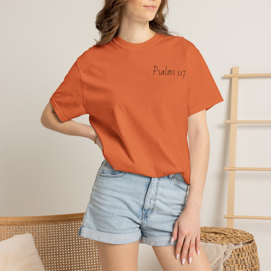 Psalms 117 Cross Graphic T-Shirt