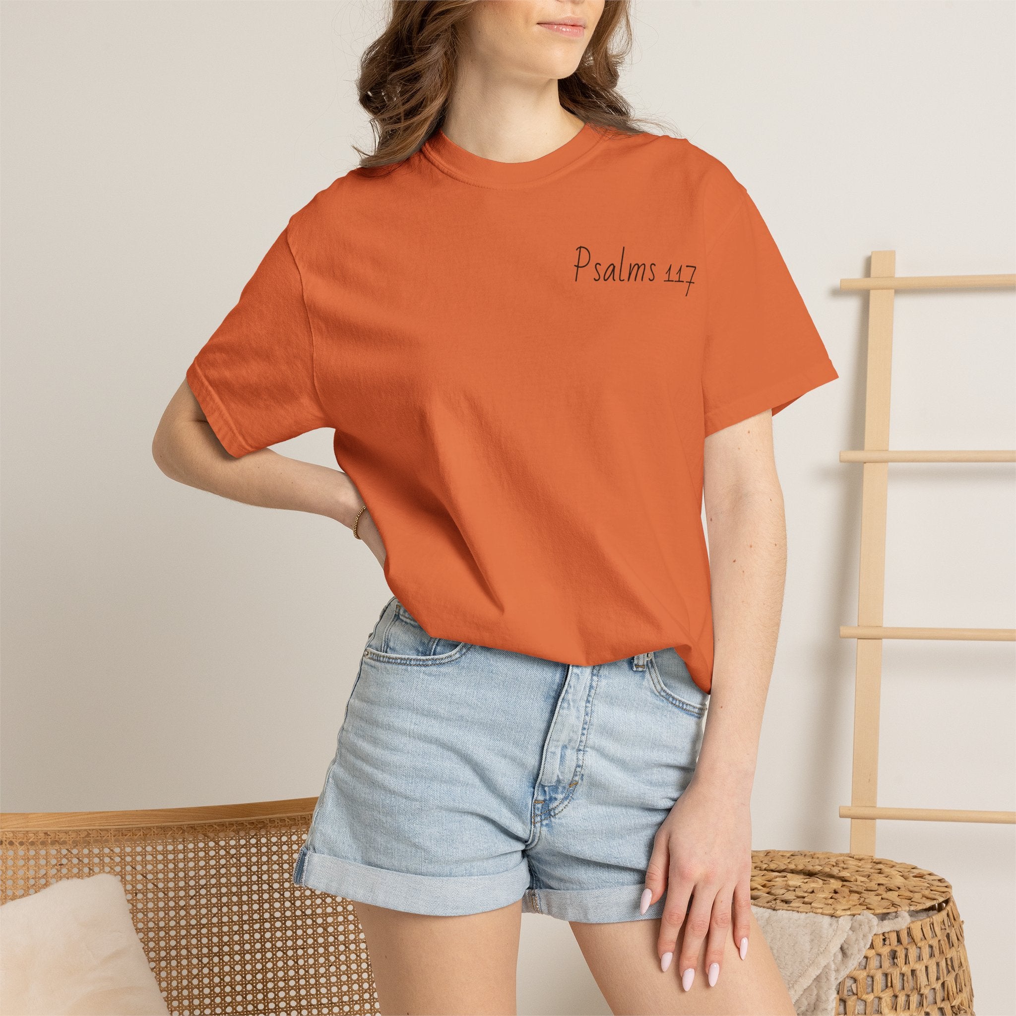 Psalms 117 Cross Graphic T-Shirt