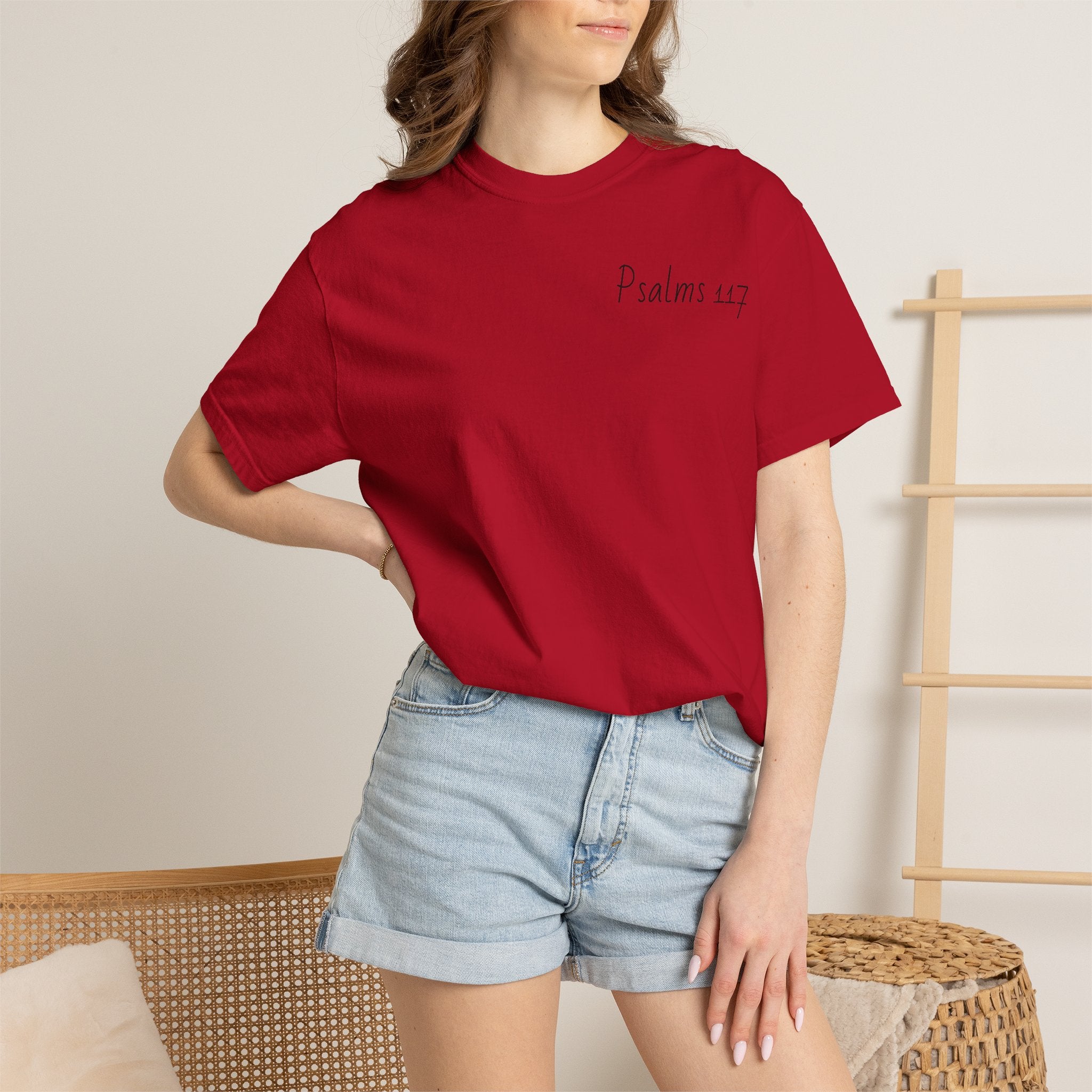 Psalms 117 Cross Graphic T-Shirt