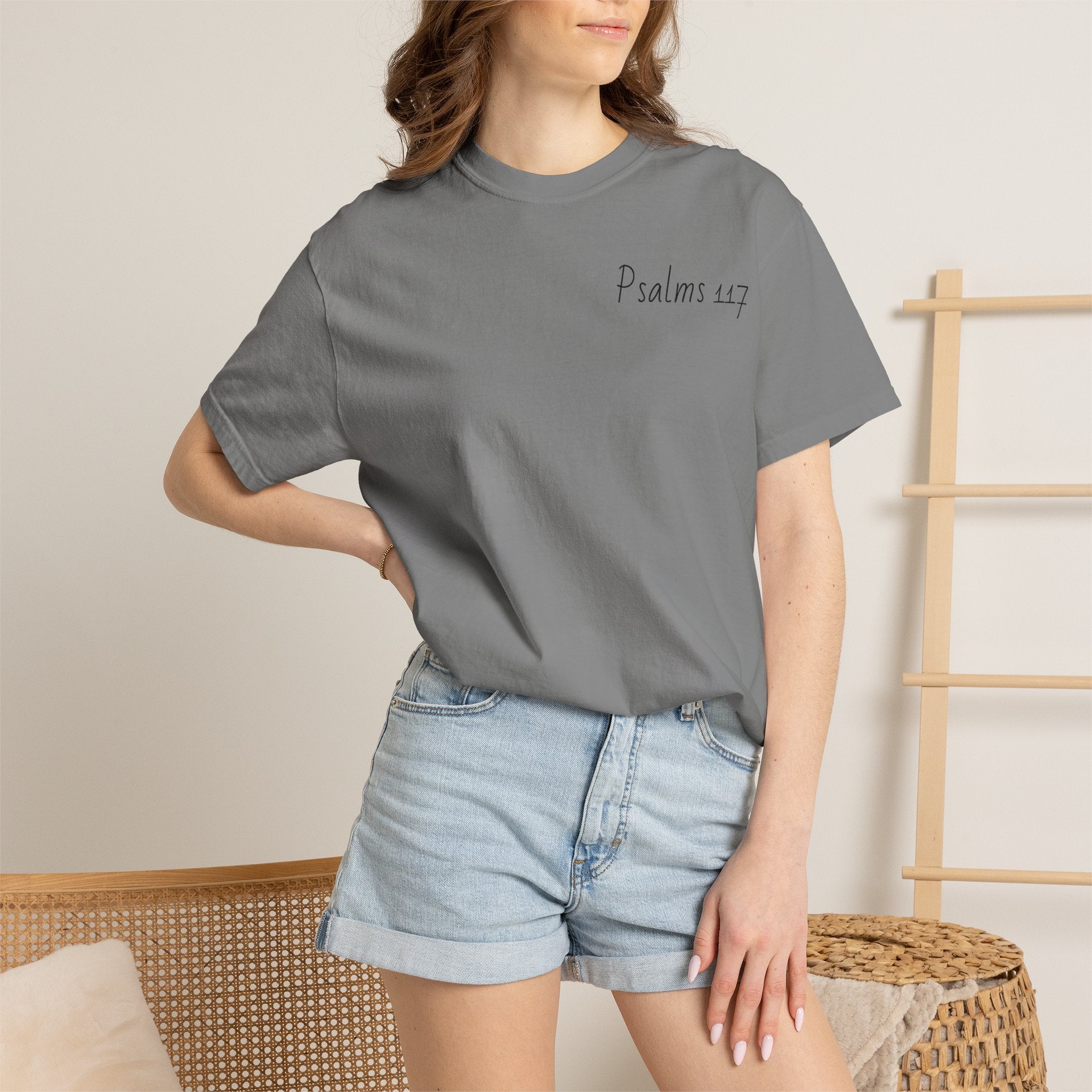 Psalms 117 Cross Graphic T-Shirt