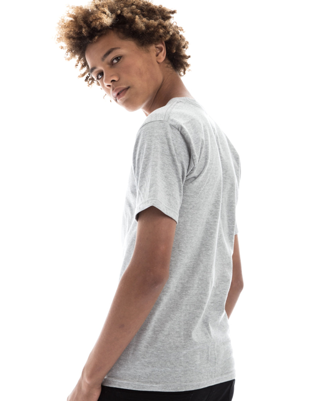 Men's Retro Ring-Spun Crew Neck T-Shirt
