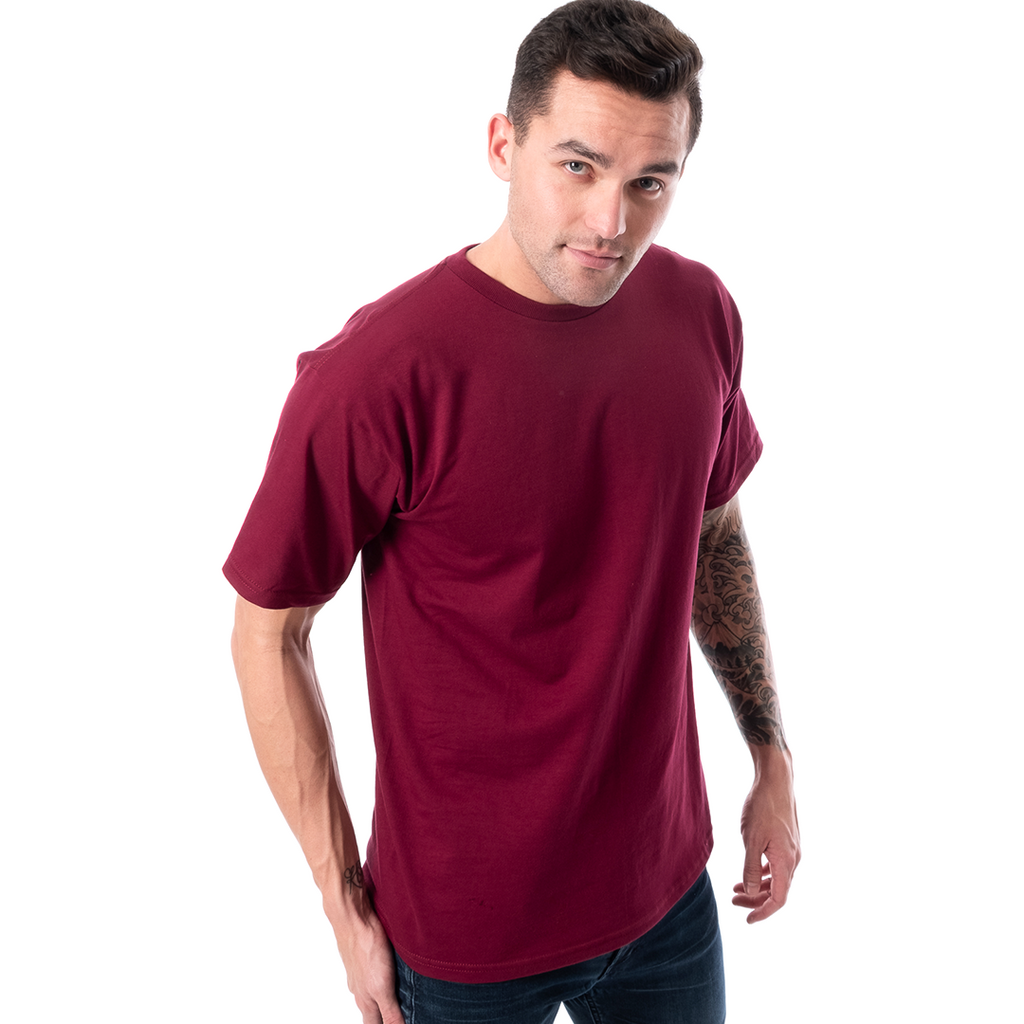 Men's Retro Ring-Spun Crew Neck T-Shirt