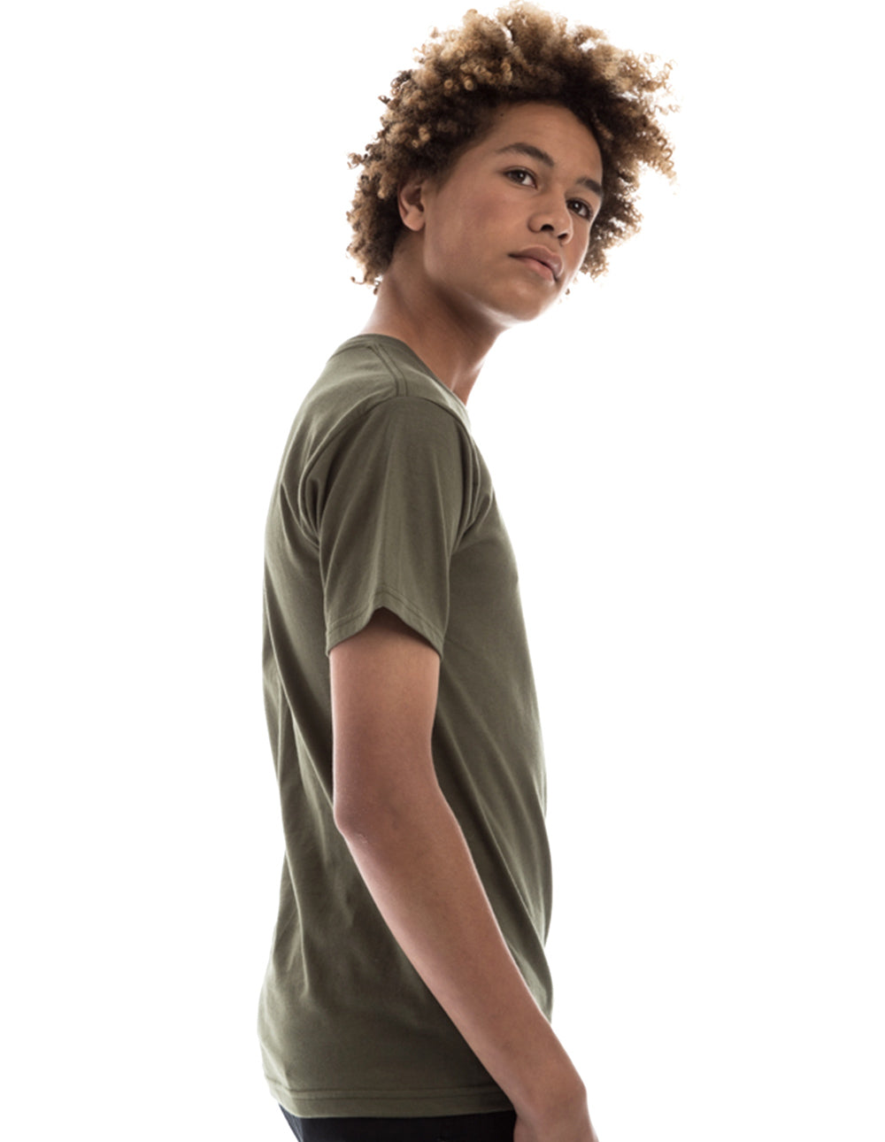 Men's Retro Ring-Spun Crew Neck T-Shirt