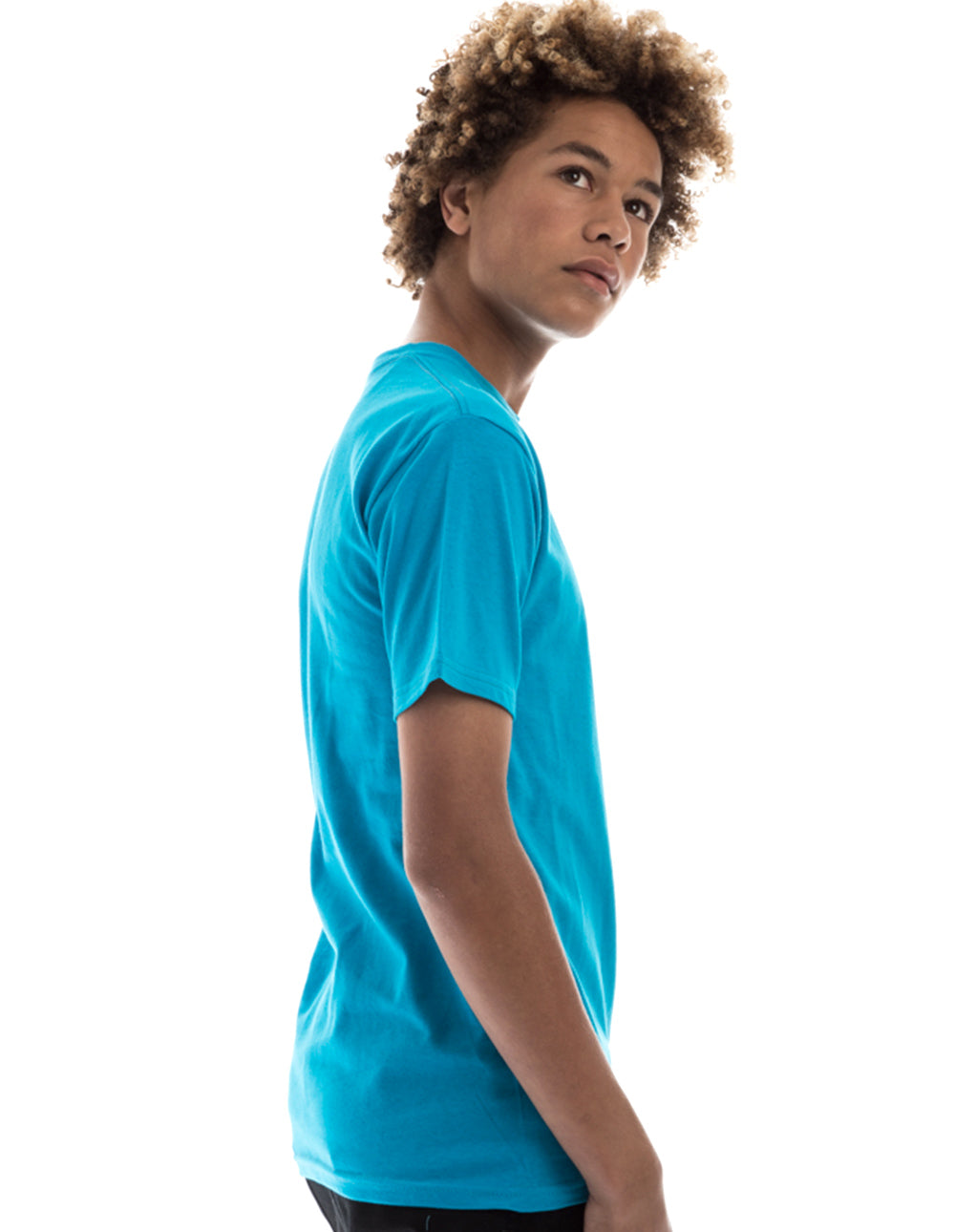 Men's Retro Ring-Spun Crew Neck T-Shirt