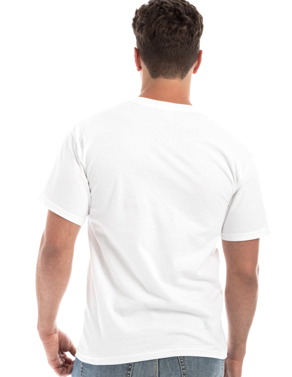 Men's Retro Ring-Spun Crew Neck T-Shirt