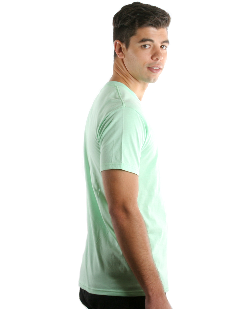 Men's Retro Ring-Spun Crew Neck T-Shirt