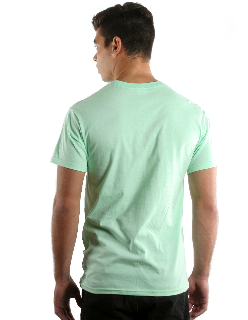 Men's Retro Ring-Spun Crew Neck T-Shirt