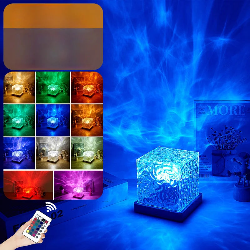 Ocean Wave Projector Light 16 Colors Night Light