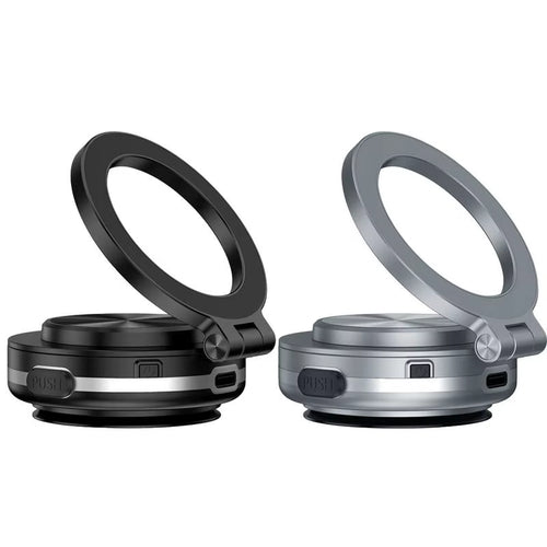 Car Magnetic Phone Mount, Double-Sided Magnetic Suction Cup, Folding Phone Bracket 360 Rotation Rack