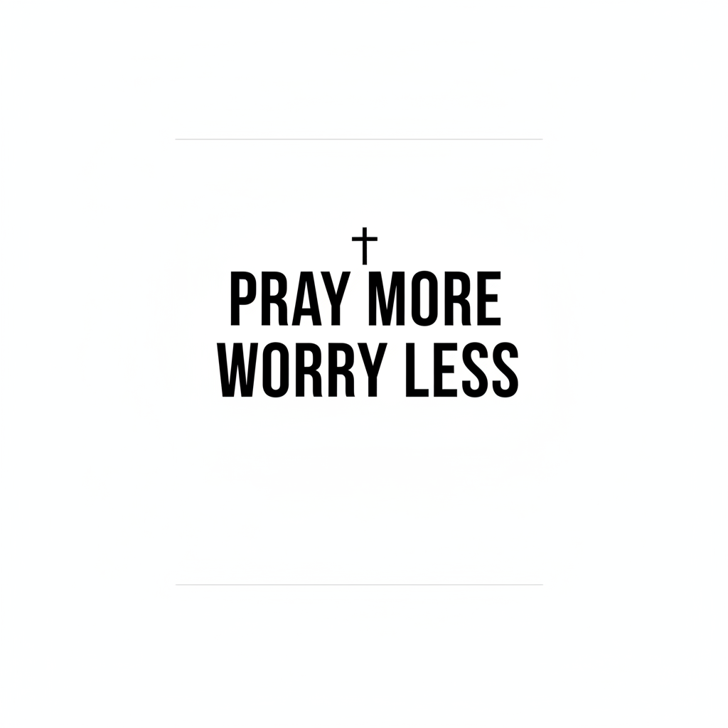 Pray More Worry Less